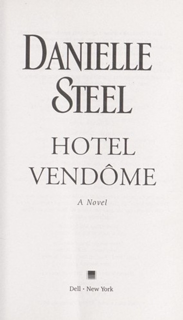 Hotel Vendome front cover by Danielle Steel, ISBN: 0440245206