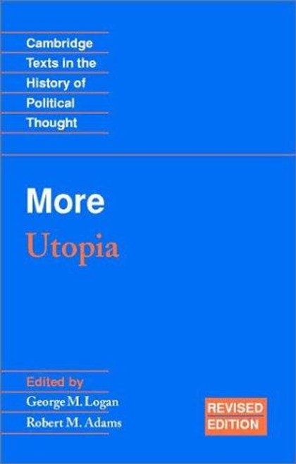 More: Utopia (Cambridge Texts in the History of Political Thought) front cover by Thomas More, ISBN: 0521525403