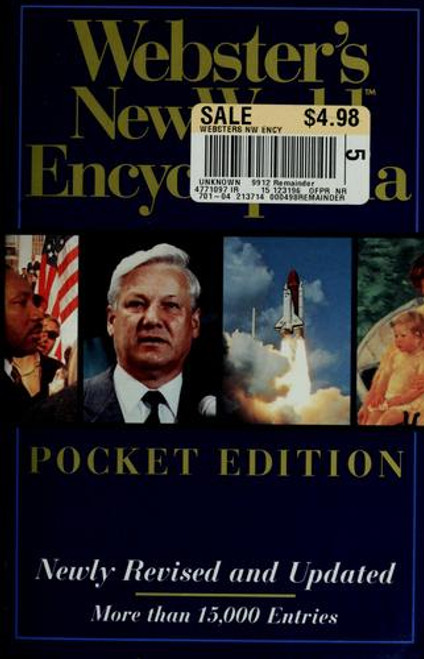 Webster's New World Pocket Encyclopedia front cover by Webster, ISBN: 0671850350