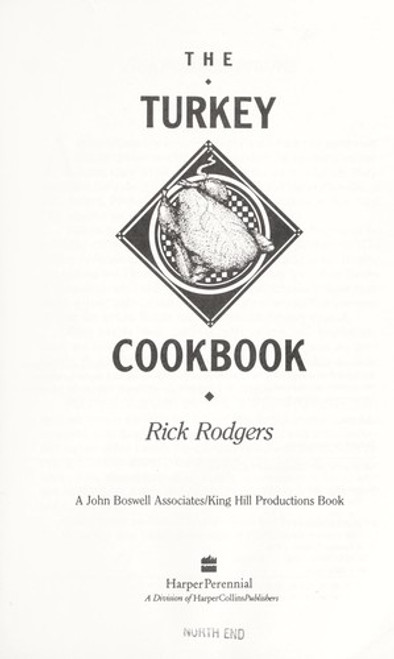 The Turkey Cookbook front cover by Rick Rodgers, ISBN: 0060965584