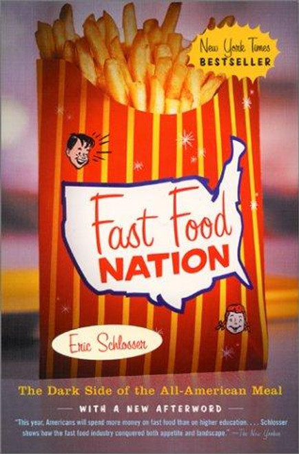 Fast Food Nation front cover by Eric Schlosser, ISBN: 0060938455