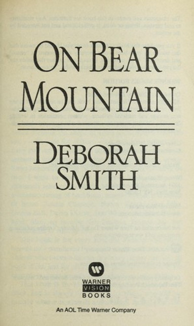 On Bear Mountain front cover by Deborah Smith, ISBN: 0446610674