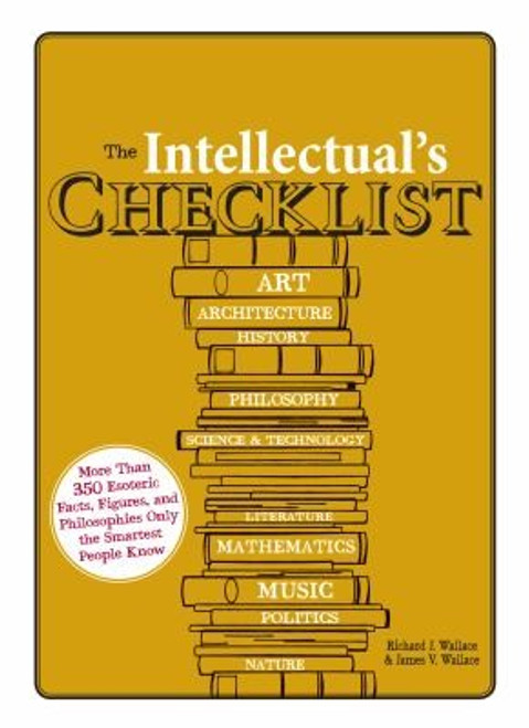 The Intellectual's Checklist front cover by Richard J. Wallace, ISBN: 1440530289