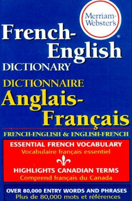 Merriam-Webster's French-English Dictionary front cover by Merriam-Webster, ISBN: 0877799172
