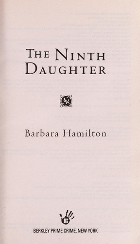 The Ninth Daughter: An Abigail Adams Mystery front cover by Barbara Hamilton, ISBN: 0425244636