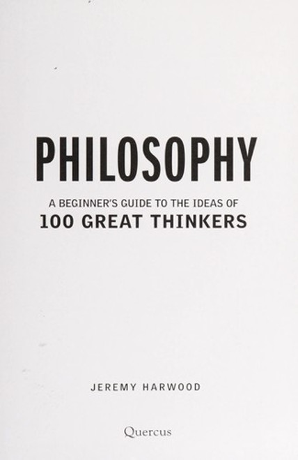 Philosophy front cover by Jeremy Harwood, ISBN: 1848660464