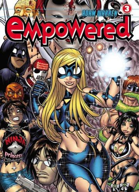 Empowered, Vol. 3 front cover by Adam Warren, ISBN: 1593078706