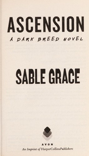 Ascension: A Dark Breed Novel (Dark Breed Novels) front cover by Sable Grace, ISBN: 0061964409