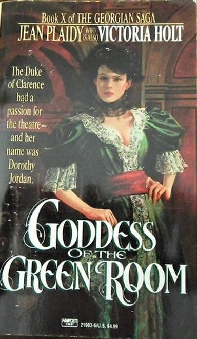 Goddess of the Green Room front cover by Jean Plaidy, ISBN: 0449219836