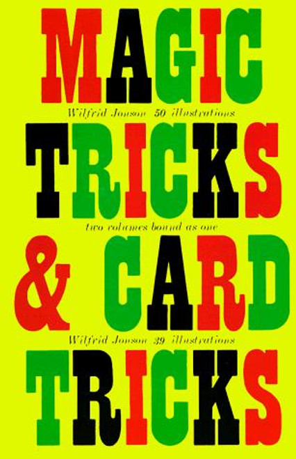 Magic Tricks and Card Tricks front cover by Wilfrid Jonson, ISBN: 0486209091