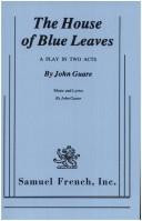 The House of Blue Leaves front cover by John Guare, ISBN: 0573610282