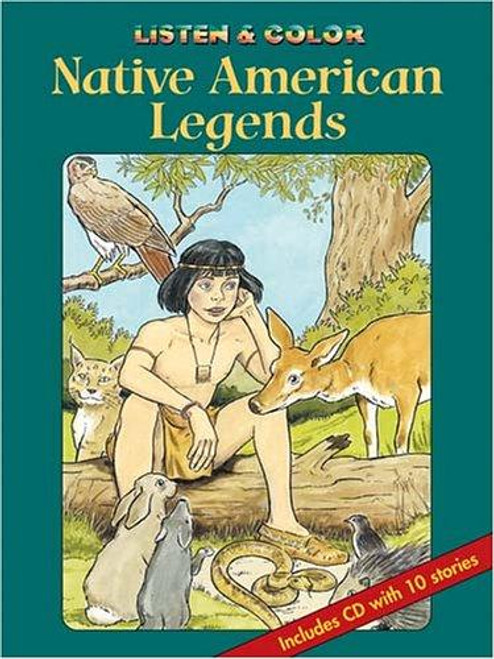 Native American Legends (Listen & Color) front cover by John Green, ISBN: 0486438929