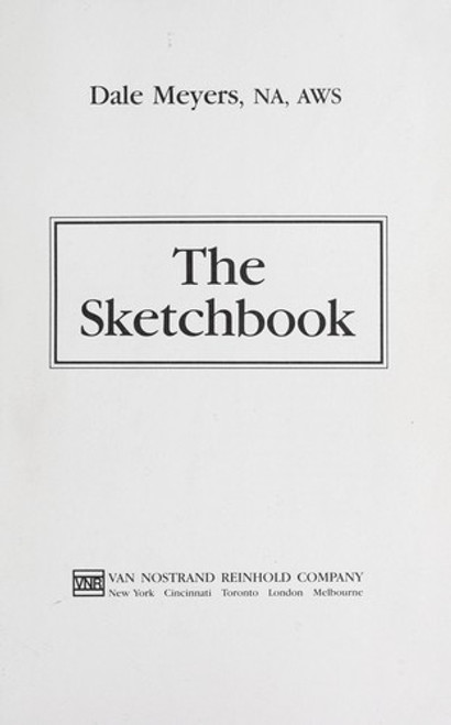 The Sketchbook front cover by Dale Meyers, ISBN: 0442262728