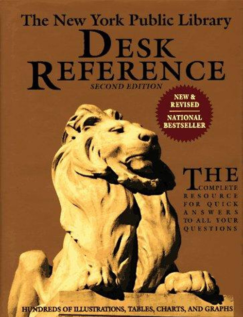 The New York Public Library Desk Reference, Second Edition front cover by New York Public Library, ISBN: 0671850148
