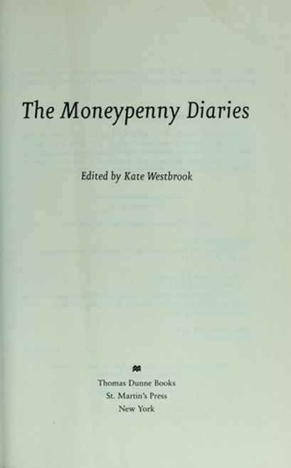 The Moneypenny Diaries front cover by Kate Westbrook, ISBN: 0312383185