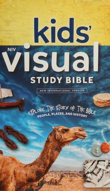 NIV, Kids' Visual Study Bible, Hardcover, Blue, Full Color Interior: Explore the Story of the Bible---People, Places, and History front cover by Zondervan, ISBN: 0310758602
