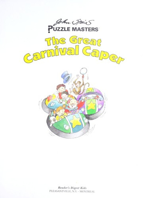 The Great Carnival Caper (Puzzle Masters) front cover by John Speirs, ISBN: 0895774534