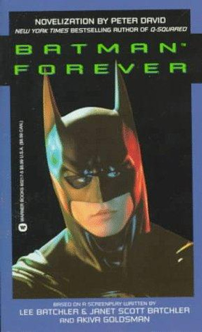 Batman Forever front cover by Peter David, ISBN: 0446602175
