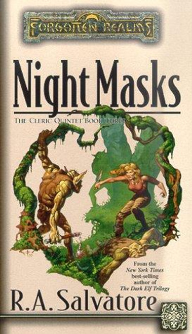 Night Masks 3 Cleric Quintet (Forgotten Realms) front cover by R.A. Salvatore, ISBN: 0786916060
