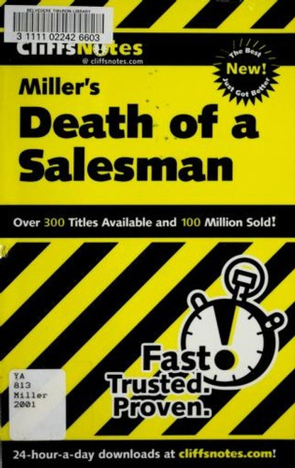 CliffsNotes on Miller's Death of a Salesman (Cliffsnotes Literature Guides) front cover by Jennifer L. Scheidt, ISBN: 0764586653
