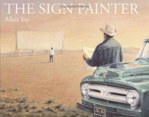 The Sign Painter front cover by Allen Say, ISBN: 0395979749