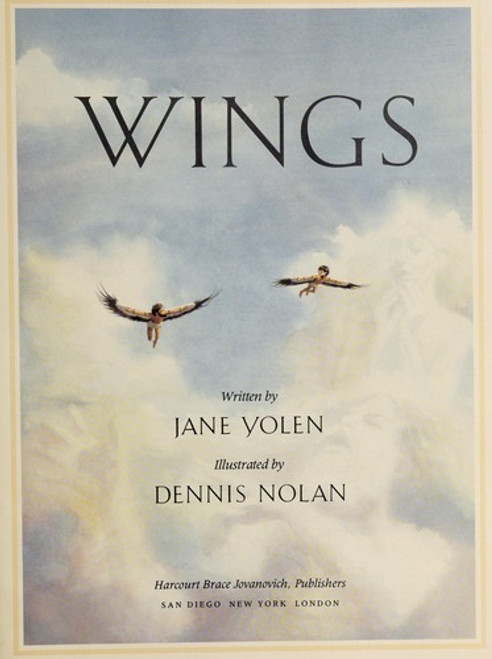 Wings front cover by Jane Yolen, ISBN: 015297850X