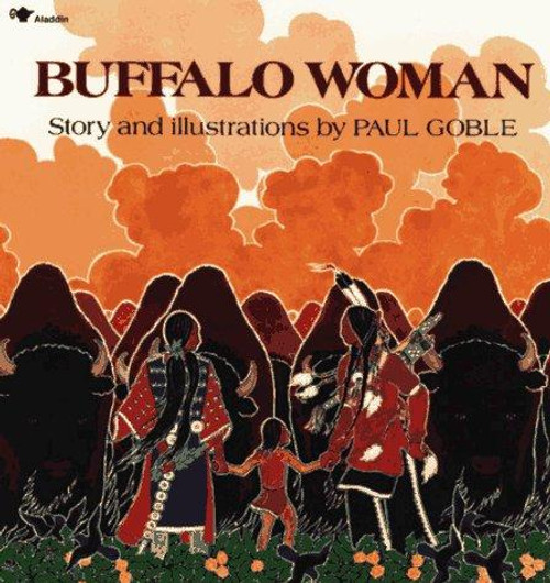 Buffalo Woman front cover by Paul Goble, ISBN: 0689711093