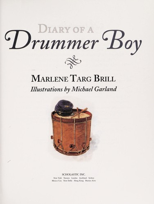 Diary of a Drummer Boy front cover by Marlene Targ Brill, ISBN: 0439390117