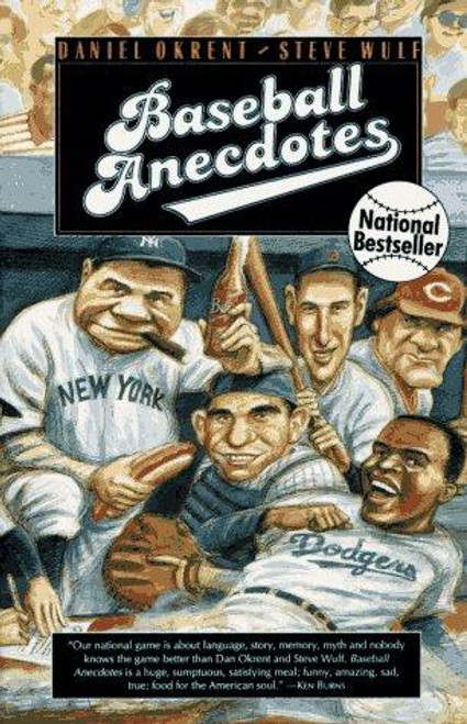 Baseball Anecdotes front cover by Daniel Okrent, ISBN: 0062732064