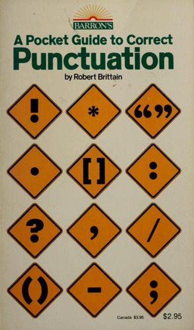 Pocket Guide to Correct Punctuation front cover by R. Brittain, Robert Brittain, ISBN: 0812025997