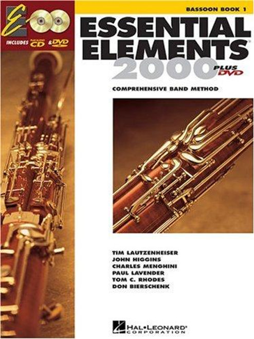 Essential Elements for Band - Bassoon Book 1 with CD front cover by Hal Leonard Corp., ISBN: 0634003135