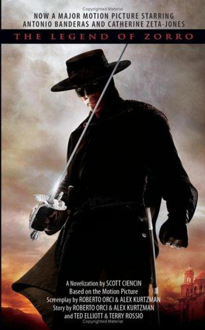 The Legend of Zorro front cover by Scott Ciencin, ISBN: 0060833041