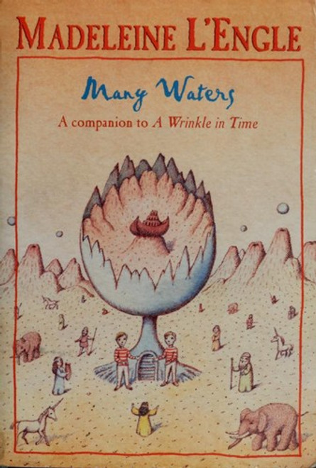 Many Waters 4 Time Quintet front cover by Madeleine L'Engle, ISBN: 0440405483