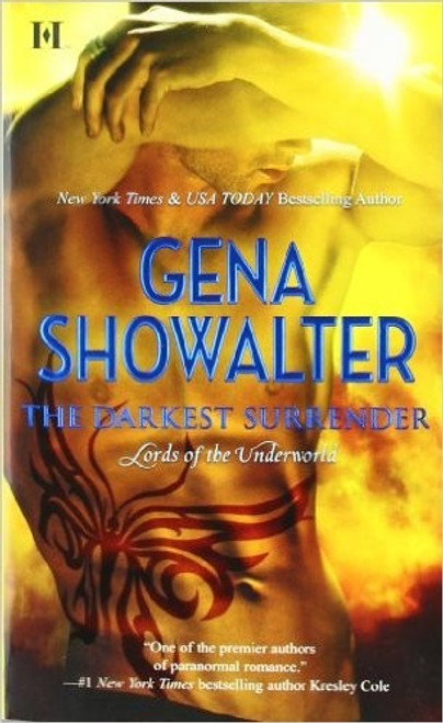 The Darkest Surrender (Lords of the Underworld) front cover by Gena Showalter, ISBN: 0373775814