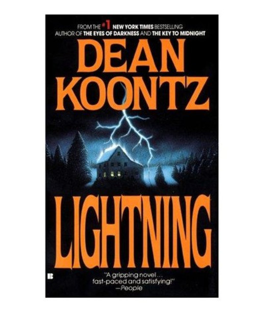 Lightning front cover by Dean R. Koontz, ISBN: 0425115801
