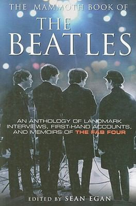 The Mammoth Book of the Beatles front cover, ISBN: 0762436271