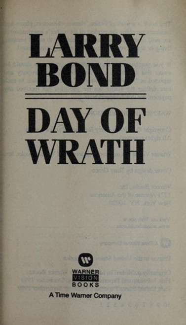 Day of Wrath front cover by Larry Bond, ISBN: 0446607053