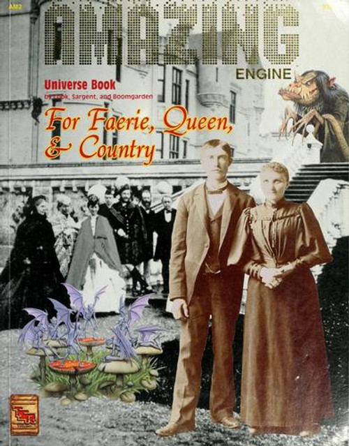 For Faerie, Queen, and Country (Amazing Engine Game System, Am2, 2701) front cover by David (Zeb) Cook, Carl E. Sargent, Karen S. Bomgarde, ISBN: 1560765917