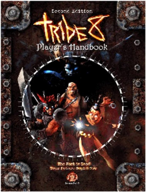 Tribe 8 RPG 2nd Edition Players Handbook front cover by Bob Woods, ISBN: 1894814908