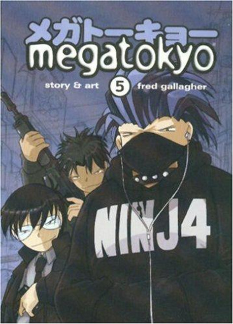 Megatokyo 5 front cover by Fred Gallagher, ISBN: 1401211275