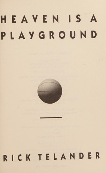 Heaven is a playground (Fireside sports classic) front cover by Rick Telander, ISBN: 0671666509