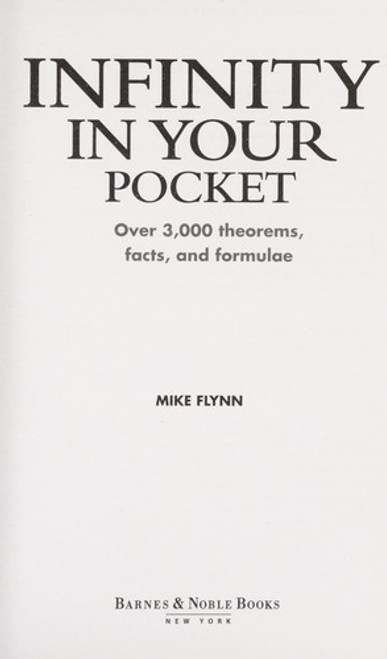 Infinity in Your Pockets front cover by Mike Flynn, ISBN: 0760786224