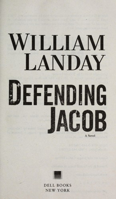 Defending Jacob front cover by William Landay, ISBN: 044024613X