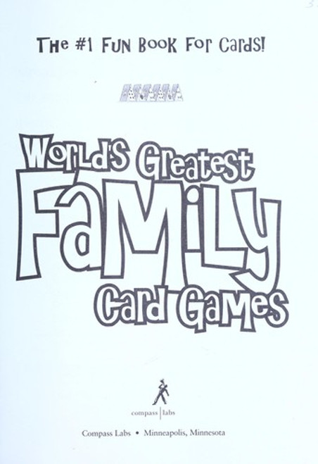 World's Greatest Family Card Games (The #1 Fun Book for Family Cards) front cover by Susan Riley, ISBN: 1931918155
