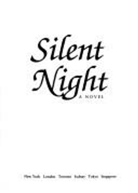 Silent Night front cover by Mary Higgins Clark, ISBN: 0684815451