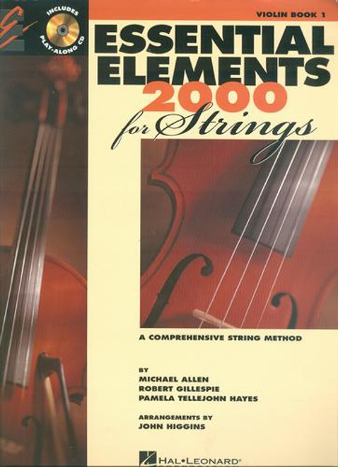 Essential Elements 2000 for Strings : a Comprehensive String Method : Violin Book One front cover, ISBN: 0634038176