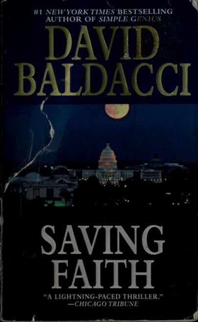 Saving Faith front cover by David Baldacci, ISBN: 0446608890