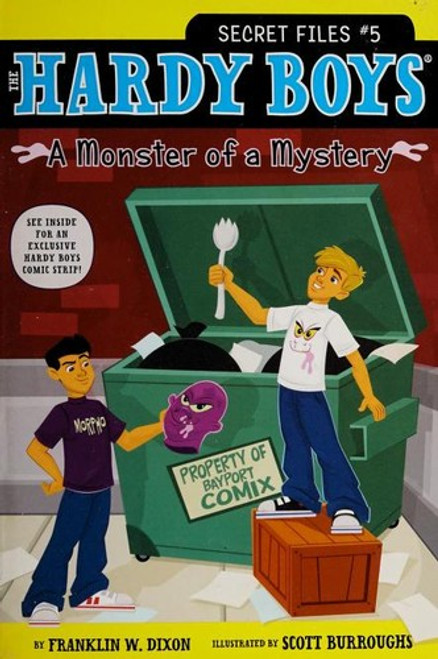 A Monster of a Mystery (5) (Hardy Boys: The Secret Files) front cover by Franklin W. Dixon, ISBN: 1416991662