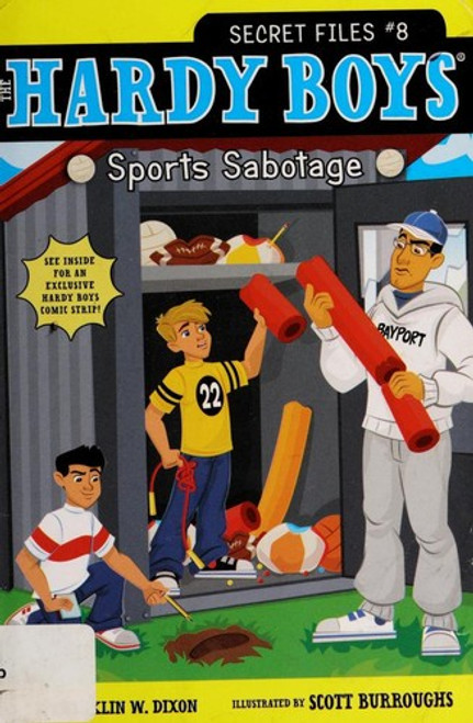 Sports Sabotage (8) (Hardy Boys: The Secret Files) front cover by Franklin W. Dixon, ISBN: 1442423161