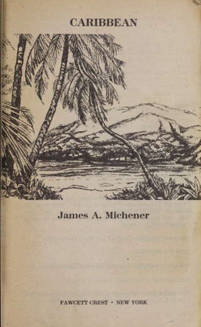 Caribbean front cover by James A. Michener, ISBN: 0449217493